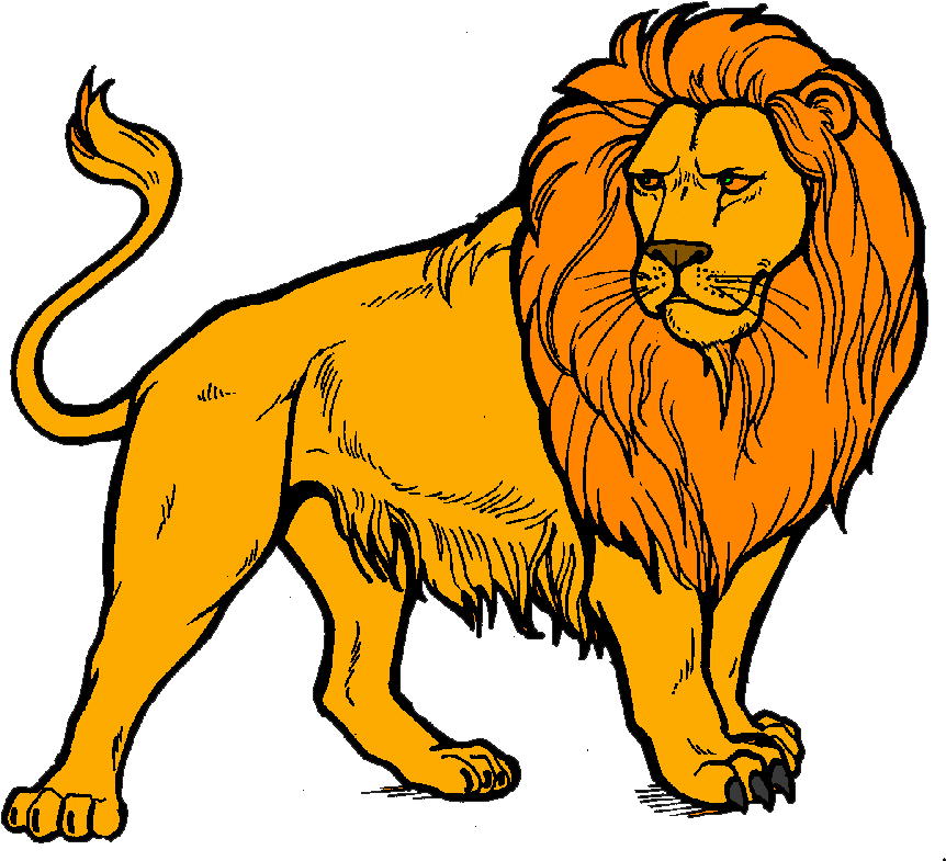 Image Black And - Limerick Poems About Lions Clipart (885x805), Png Download