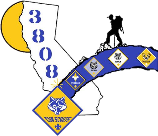 Adventure Is Waiting - Cakeusa Cub Scouts Ranks Boy Scouts Birthday Cake Topper Clipart (551x581), Png Download