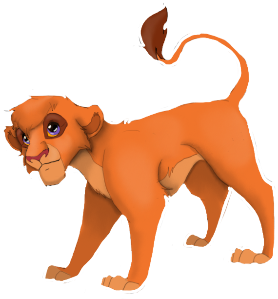 Cub Vitani Family Tree With Pictures, Cubs, Lion, Bear - Cartoon Clipart (630x642), Png Download