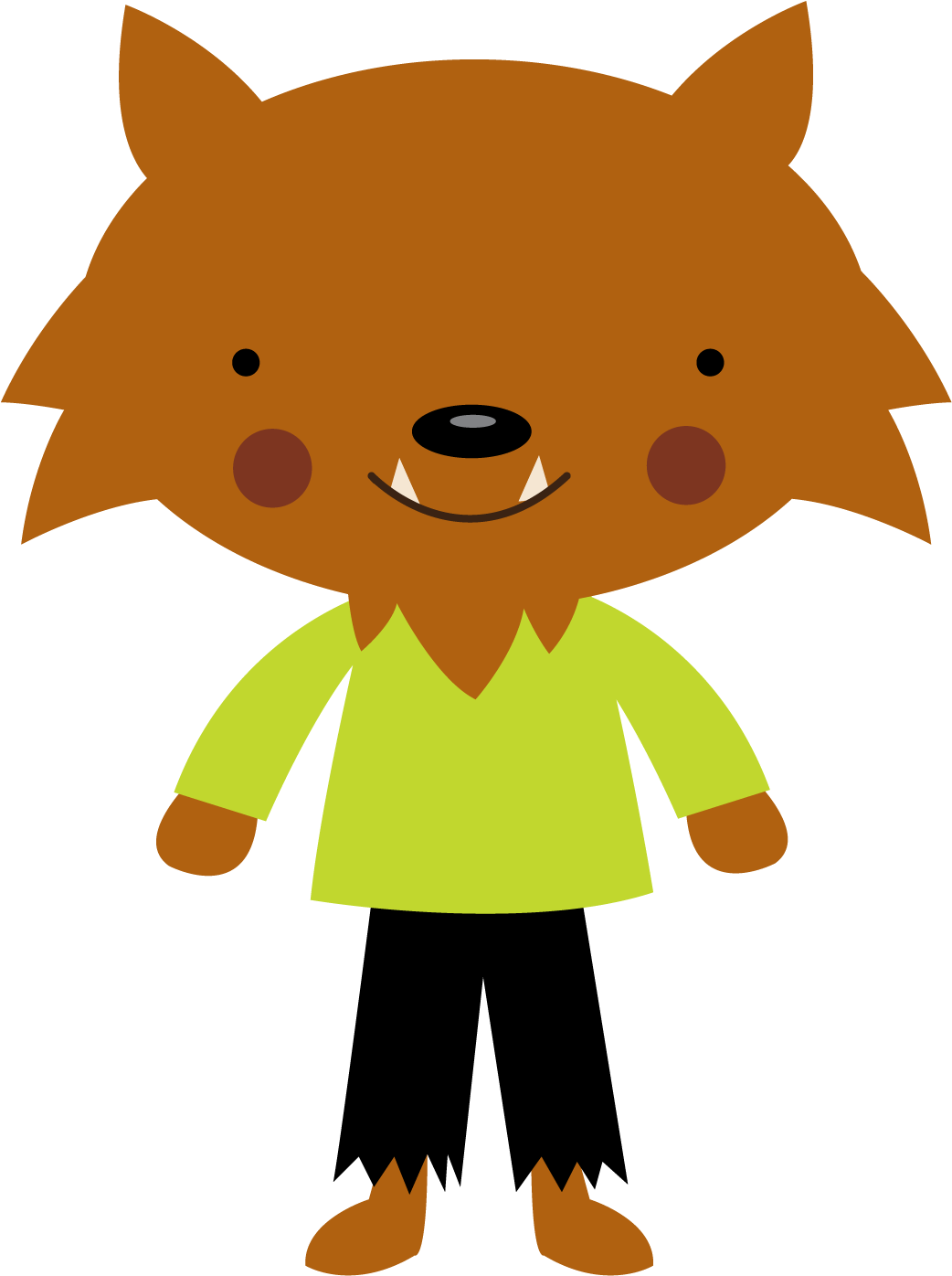 Halloween Werewolf Clipart - Png Download (600x600), Png Download