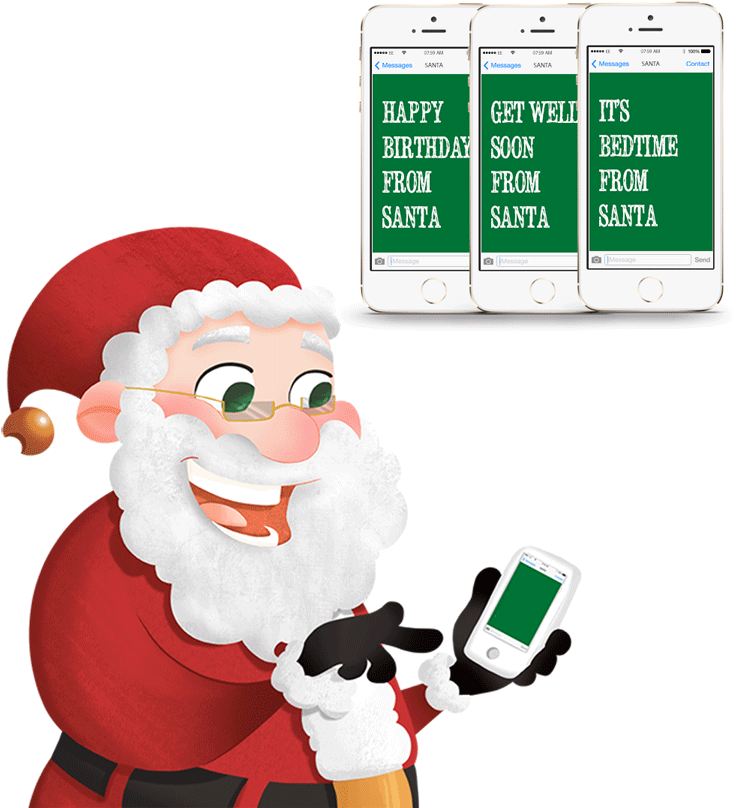 Personalised Postcards From Santa Claus - Postcard Clipart (750x825), Png Download