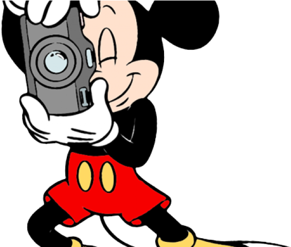 Mickey Mouse Clipart Camera - Mickey Mouse Disney Character - Png Download (640x480), Png Download