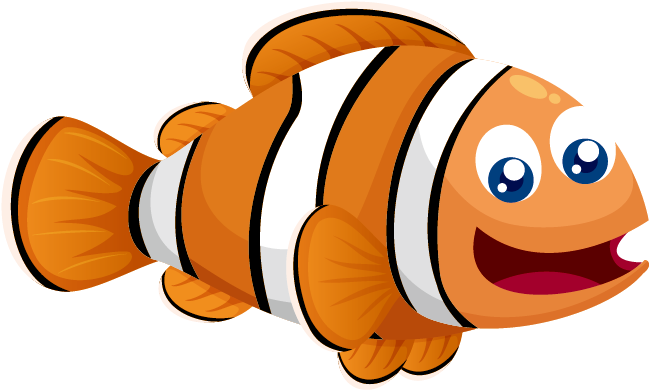 Design Animals Nature Marine Life - Cartoon Tropical Fish Png Clipart (772x934), Png Download