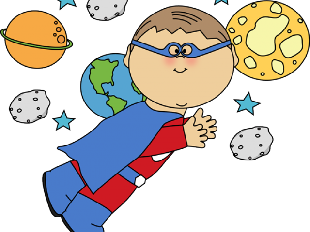 Space Clipart Superhero - Super Numbers - Png Download (640x480), Png Download