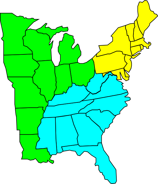 States Map Clipart Has - Png Download (516x598), Png Download