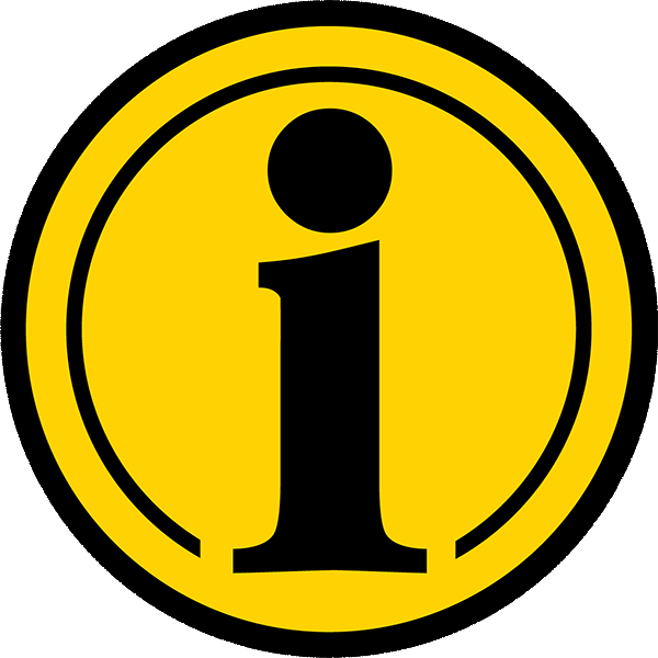 Information Symbol Icon Driverlayer Search Engine - Information Icon Yellow Png Clipart (600x600), Png Download