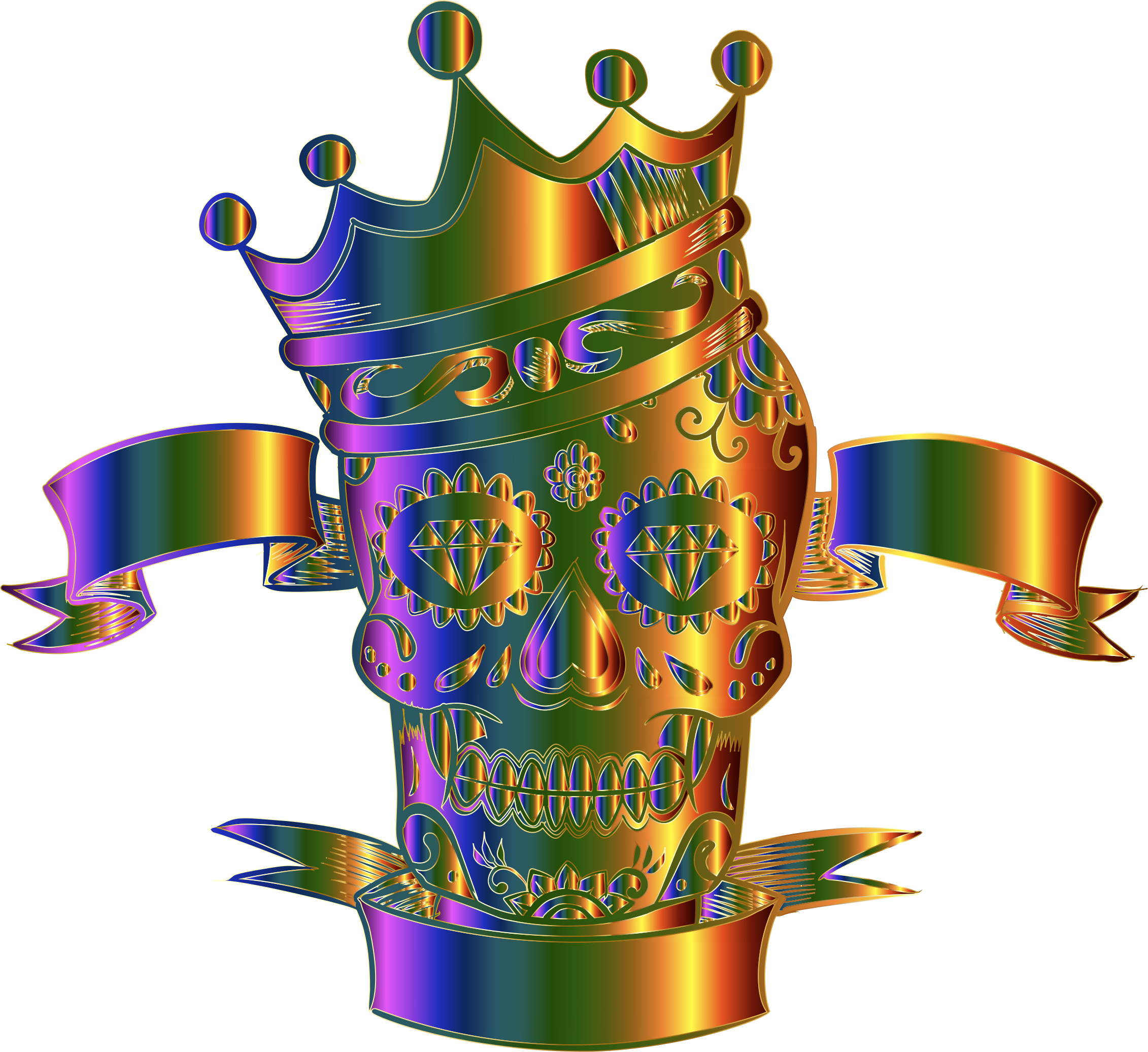 Big Image - Calavera Clipart (2262x2072), Png Download