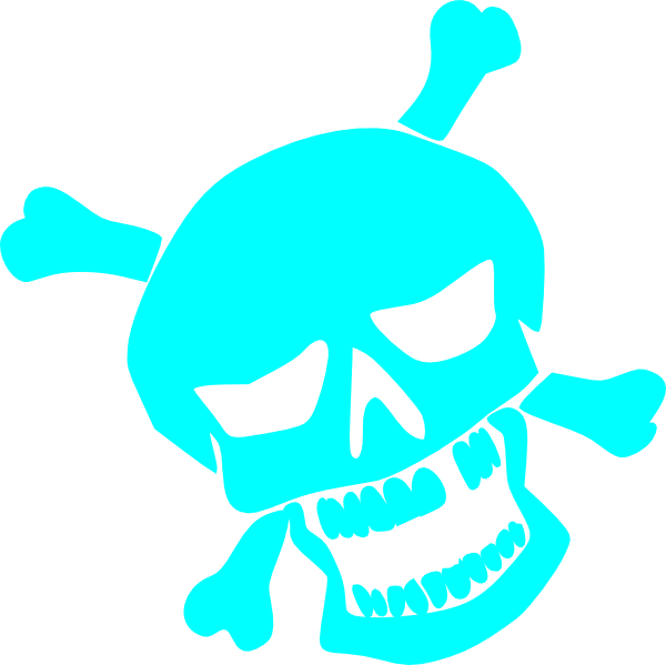 Skull Clip Art At Clker - Png Download (600x599), Png Download