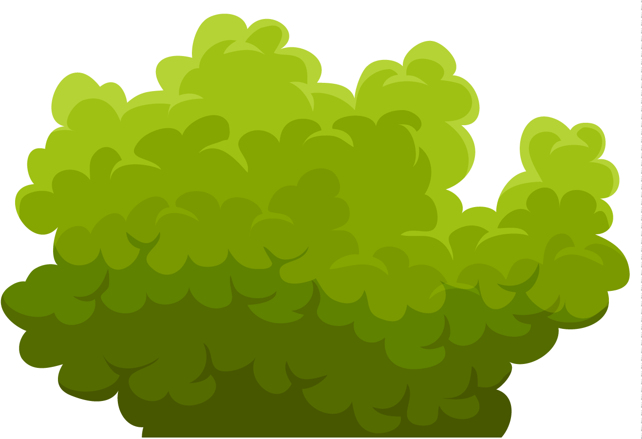 Green Bush Cliparts - Bush Png Clip Art Transparent Png (1344x900), Png Download
