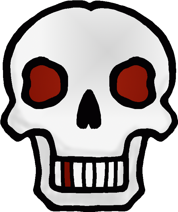 Clip Arts Related To - Skull Art Cartoon Transparent - Png Download (660x778), Png Download