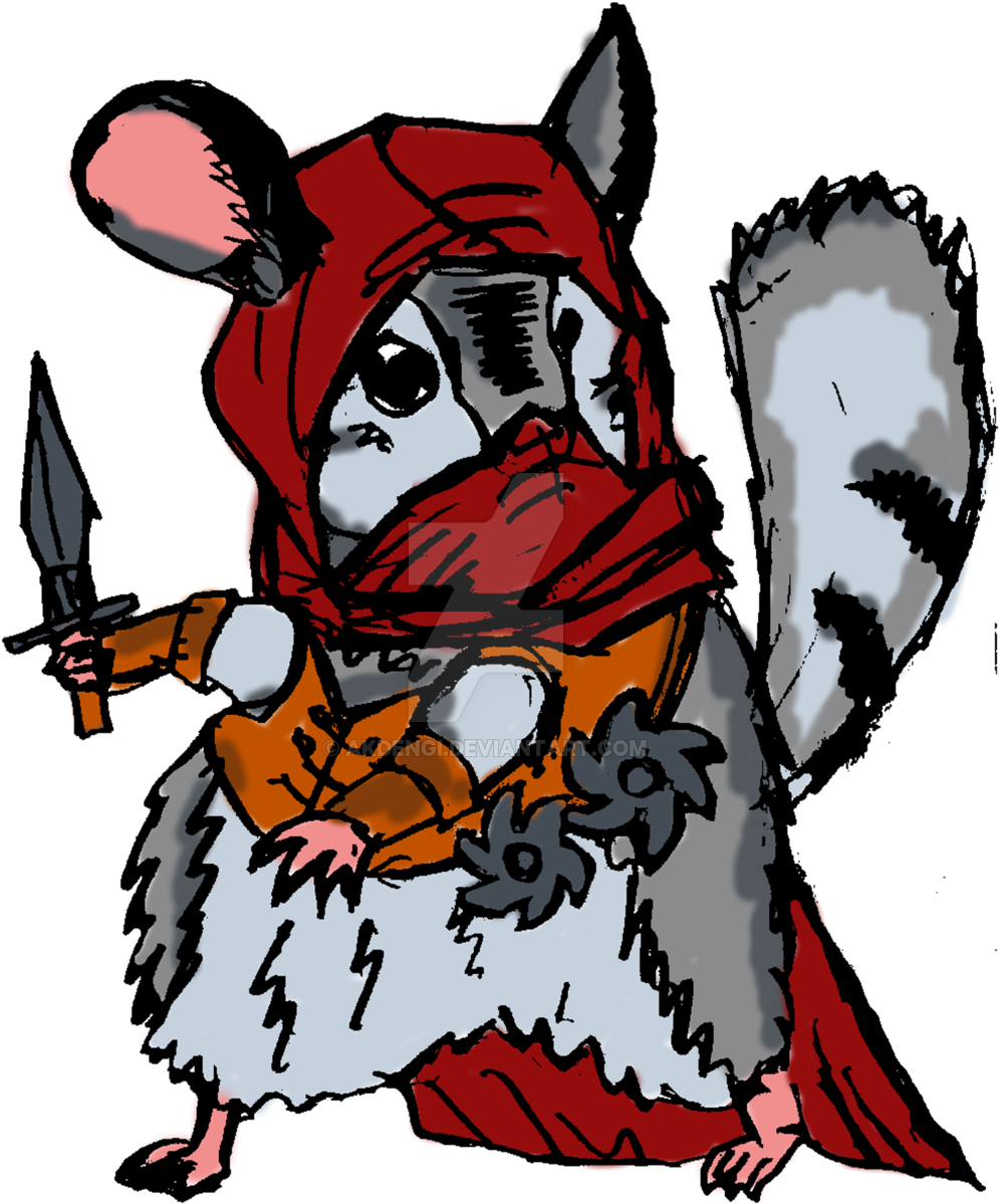 Warrior By Akdengi - Warrior Chinchilla Clipart (1024x1286), Png Download