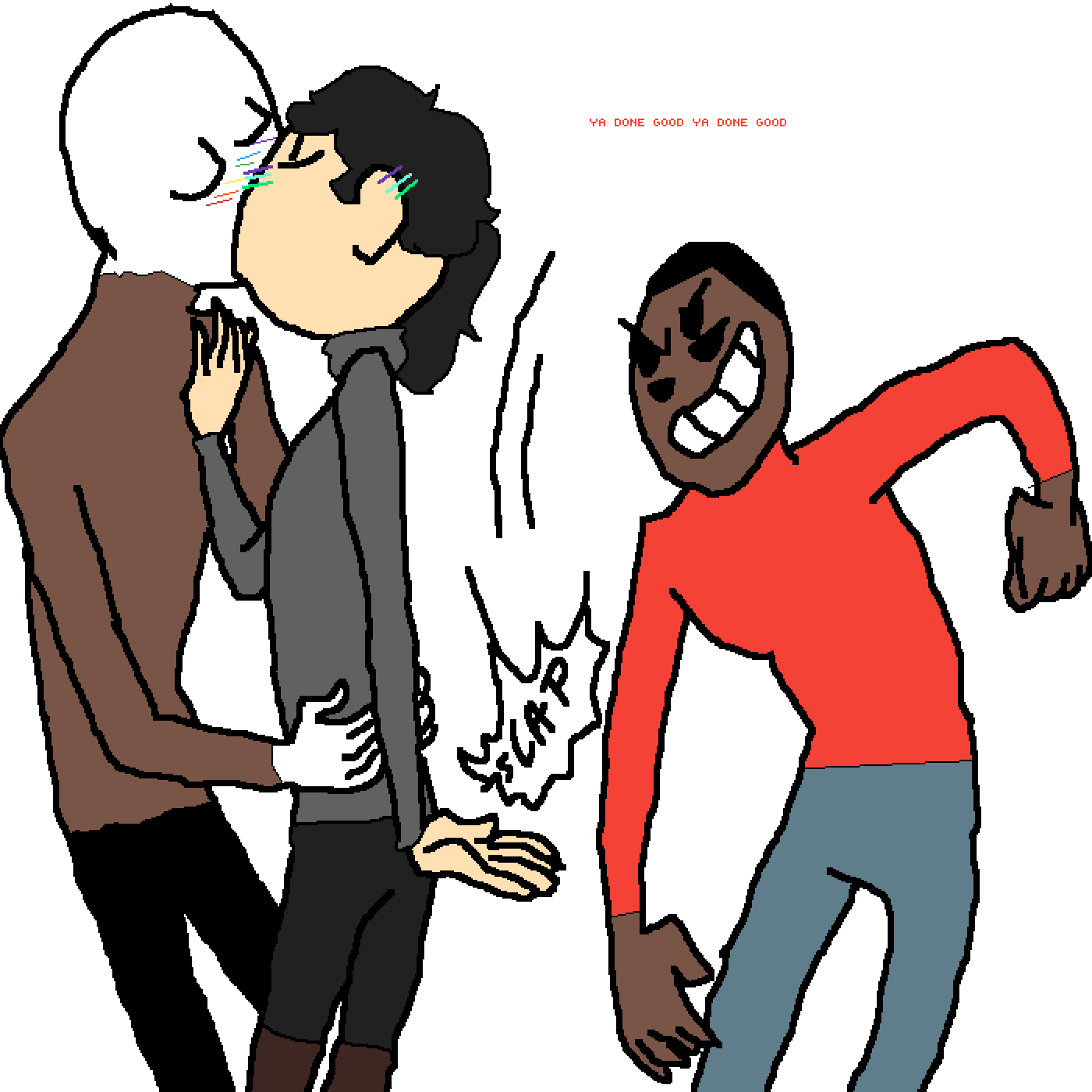 High Fives - Cartoon Clipart (1400x1400), Png Download