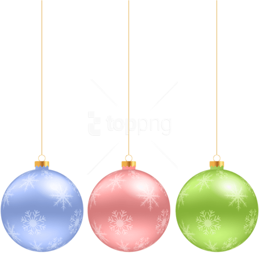 Christmas Hanging Ornaments Png - Christmas Ornament Clipart (850x818), Png Download