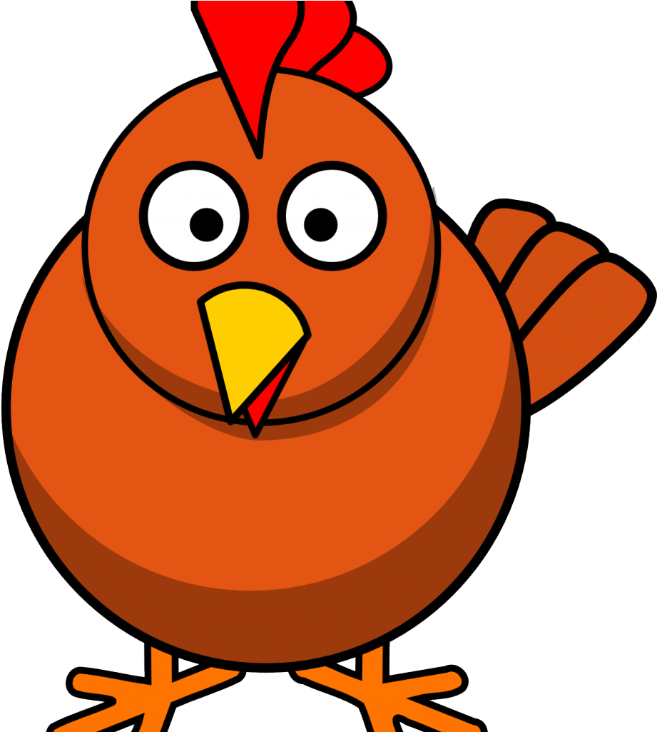 Cartoon Chicken Transparent Background Clipart (1024x1024), Png Download