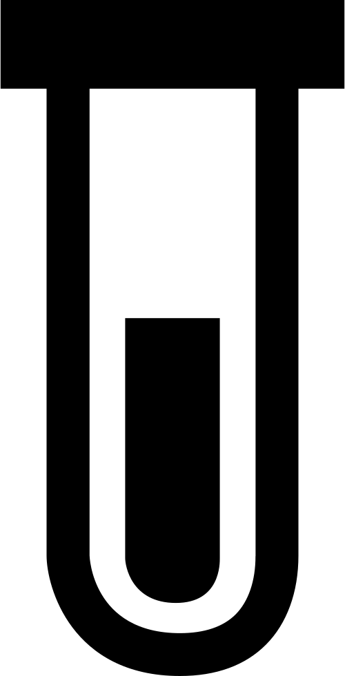 Test Tube Png Clipart (500x980), Png Download