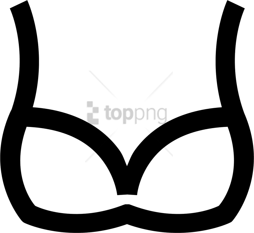 Free Png 50 Px - Bra Icon Png Clipart (851x782), Png Download