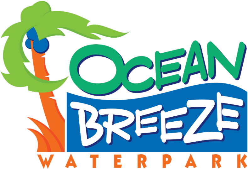 Ocean Breeze Waterpark Logo Clipart (800x565), Png Download