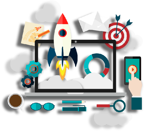 Icreate-media Is A Pioneer In Web Based Design & Digital - Digital Marketing Icon Png Clipart (600x600), Png Download