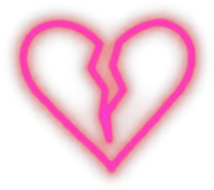 #broken #heart #brokenheart #heartbroken #iphone #emoji - Heart Clipart (1024x1024), Png Download