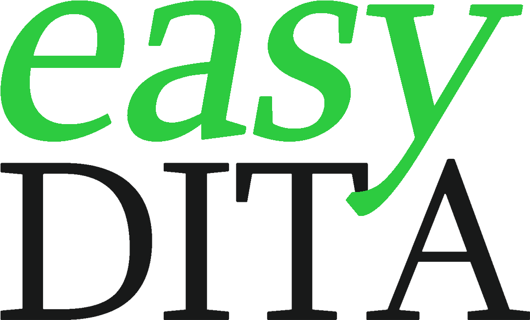 Easydita Releases New Version Of Its Dita Xml Cms And - Easydita Clipart (1128x1128), Png Download