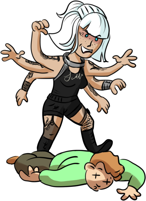 Blackwidow Perk Ilya - Cartoon Clipart (736x736), Png Download