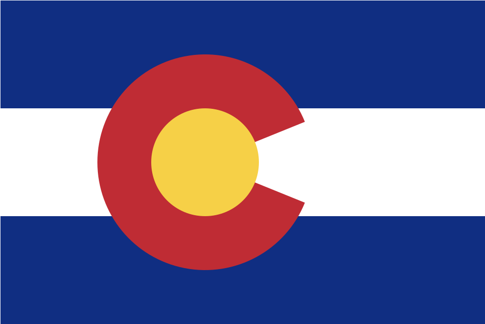 Colorado Flag Png Transparent Background - Colorado Flag Clipart (1024x1024), Png Download
