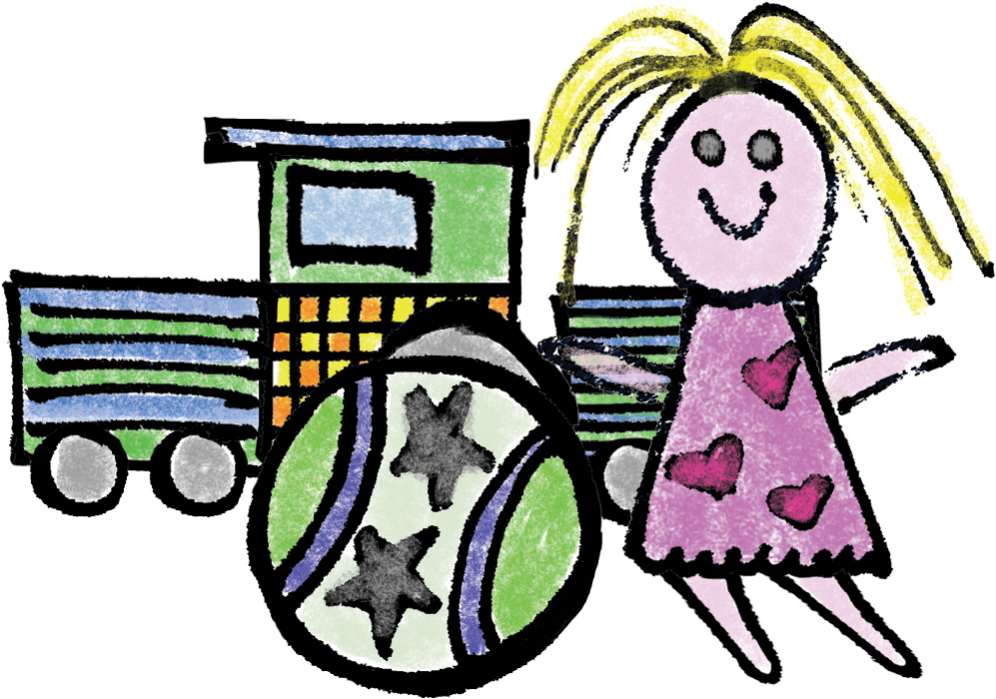 Hugsmilers Toys - “ - Cartoon Clipart (1024x716), Png Download