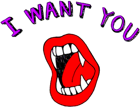 Fangs Clipart Tumblr Transparent - Png Download (640x480), Png Download