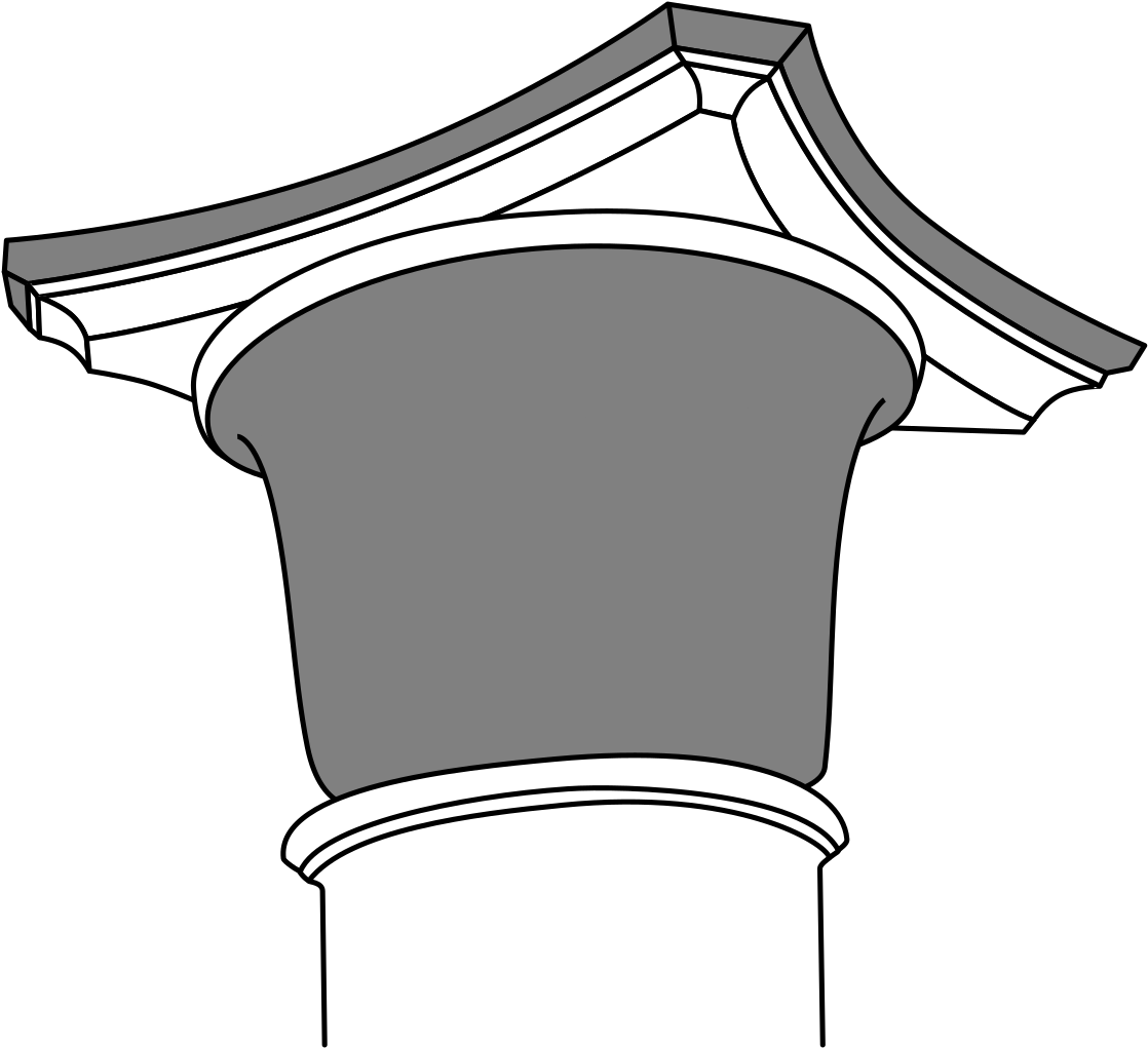 File - Greypillar - Svg - Drawing Clipart (1129x1024), Png Download