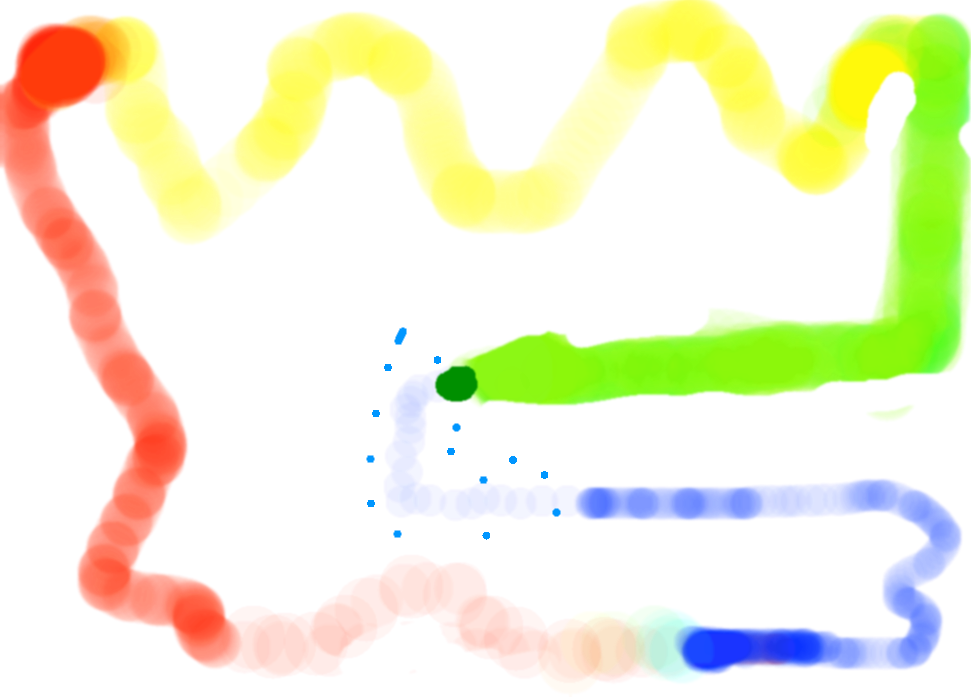 Drawing - Rainbow Clipart (971x697), Png Download