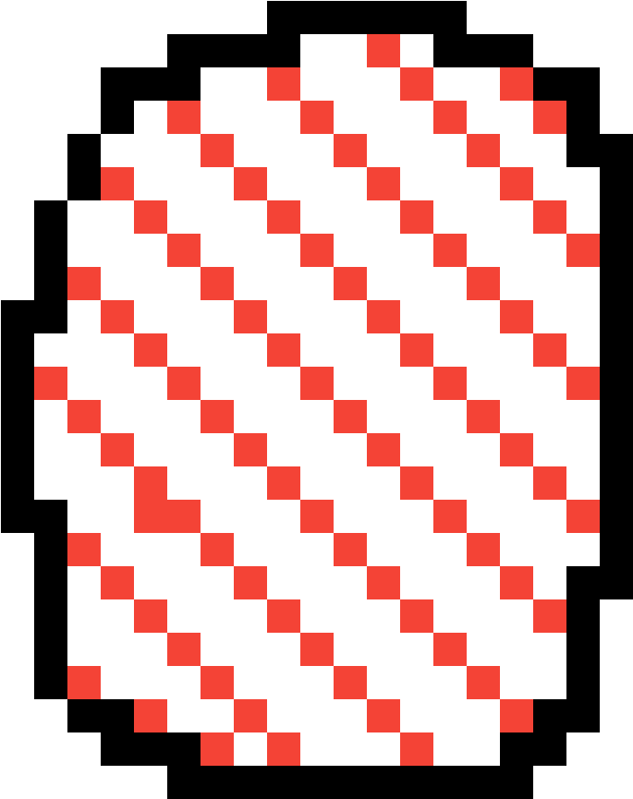 Peppermint Bullet - Pixel Art Yin Yang Symbols Clipart (1184x1184), Png Download