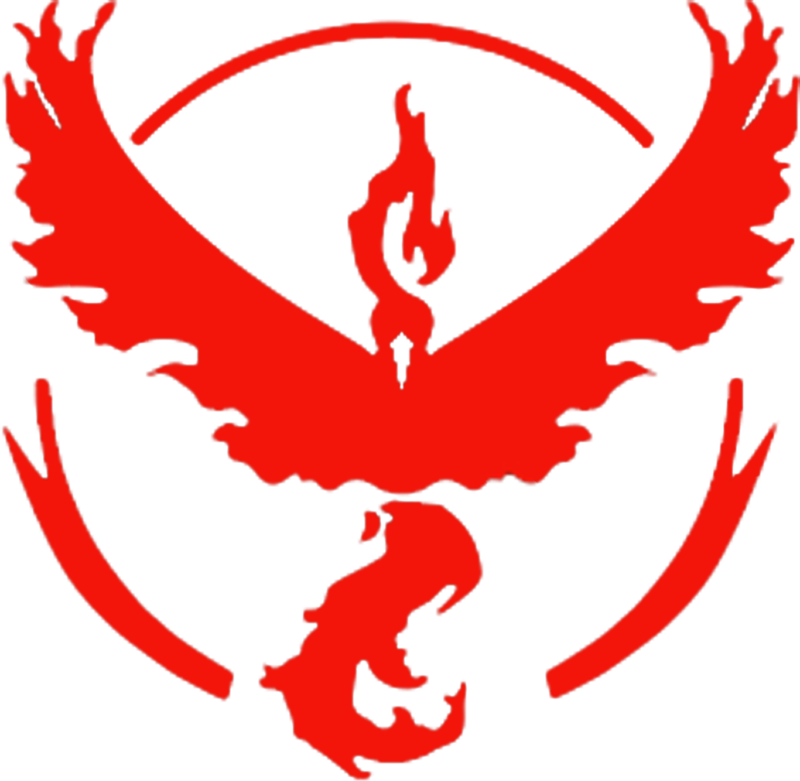 Team Valor Hoodie - Pokemon Go Red Team Clipart (800x781), Png Download