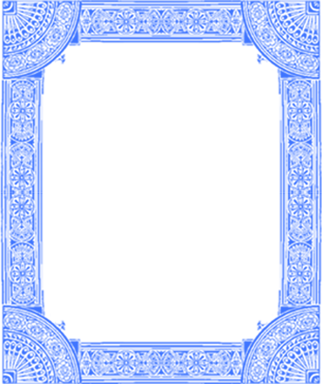 European Style Pattern Border Minimalistic Png And Clipart (2000x2000), Png Download