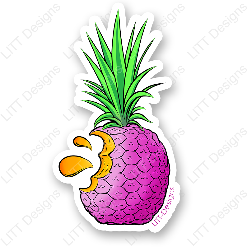Pineapple Sticker Clipart (800x800), Png Download