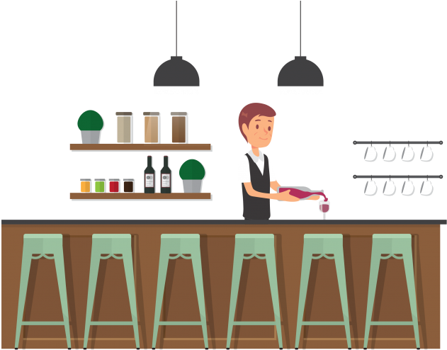 Medium To Large Size Of Opening Bar Checklist How To - Restaurant Clipart (670x493), Png Download