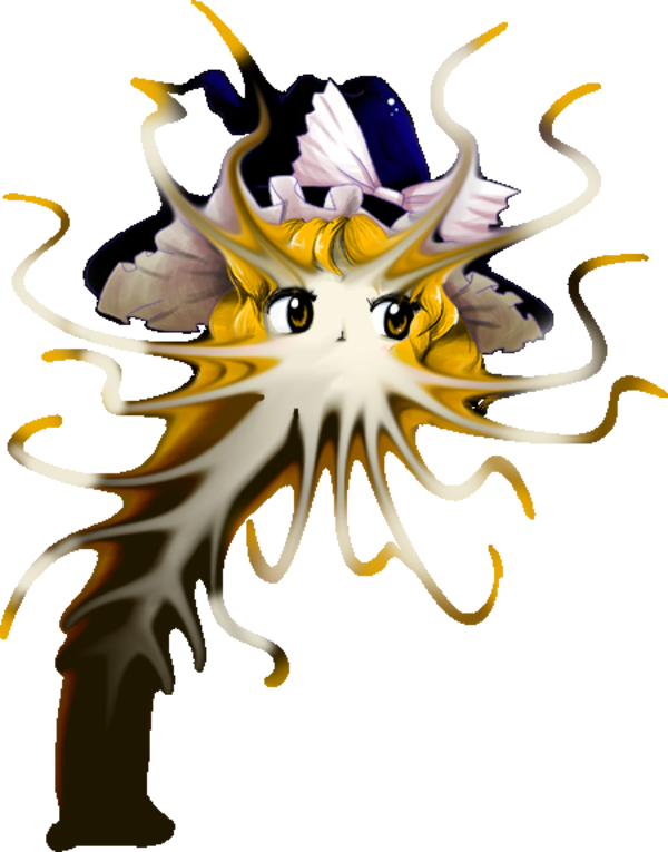 Marisaface - Sprout - Marisaface Touhou Clipart (600x765), Png Download