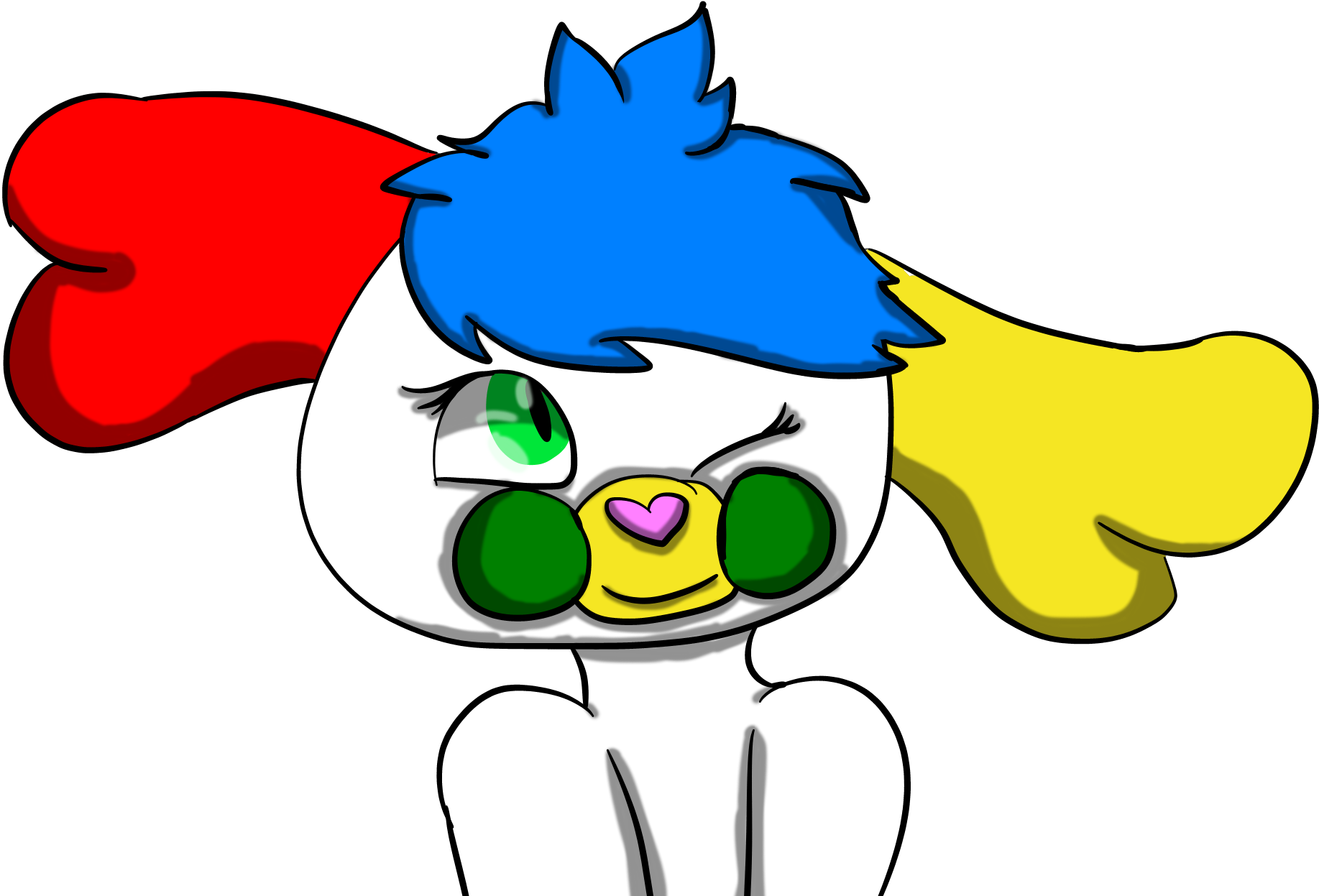 I Loved Drawing The Lemur And Crocodile - Cartoon Clipart (2048x1536), Png Download