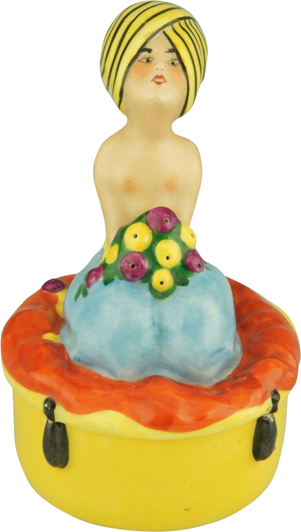 Night Light , Modeled And Signed By Ernest Gazan - Figurine Clipart (1160x1160), Png Download