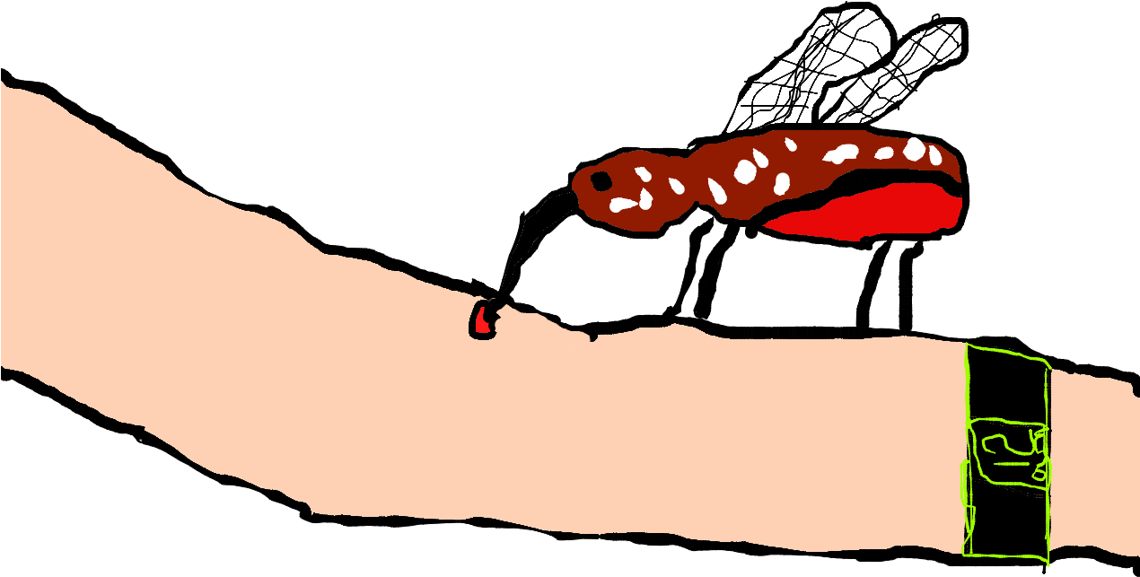 Mosquitoes On Emaze Clipart (1269x736), Png Download