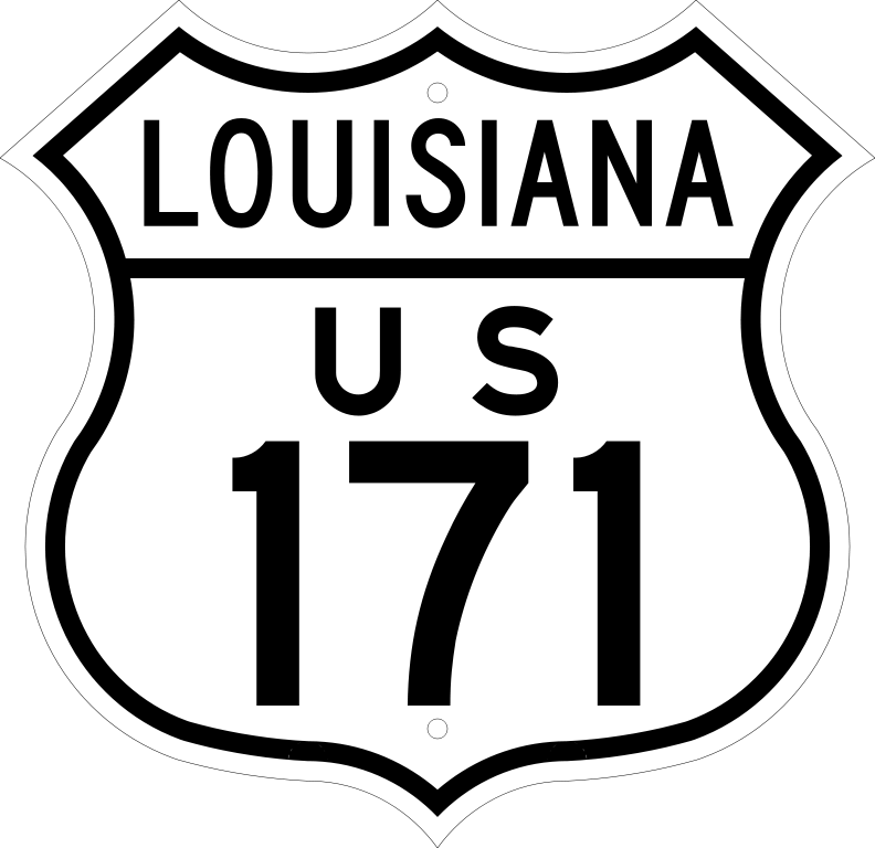 Us 171 Louisiana - U.s. Route 66 Clipart (792x768), Png Download