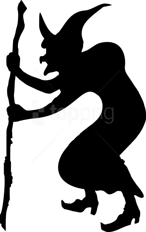 Download Witch Clipart Png Photo - Witch Outline Transparent Png (480x762), Png Download