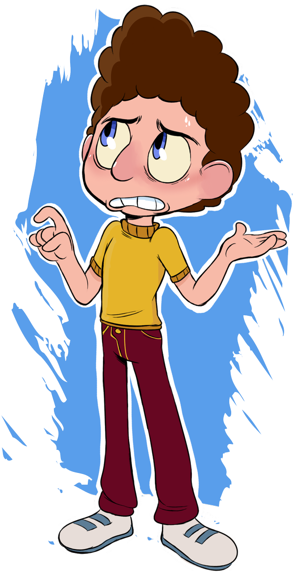 He's Relatable - - - Cartoon Clipart (749x1200), Png Download