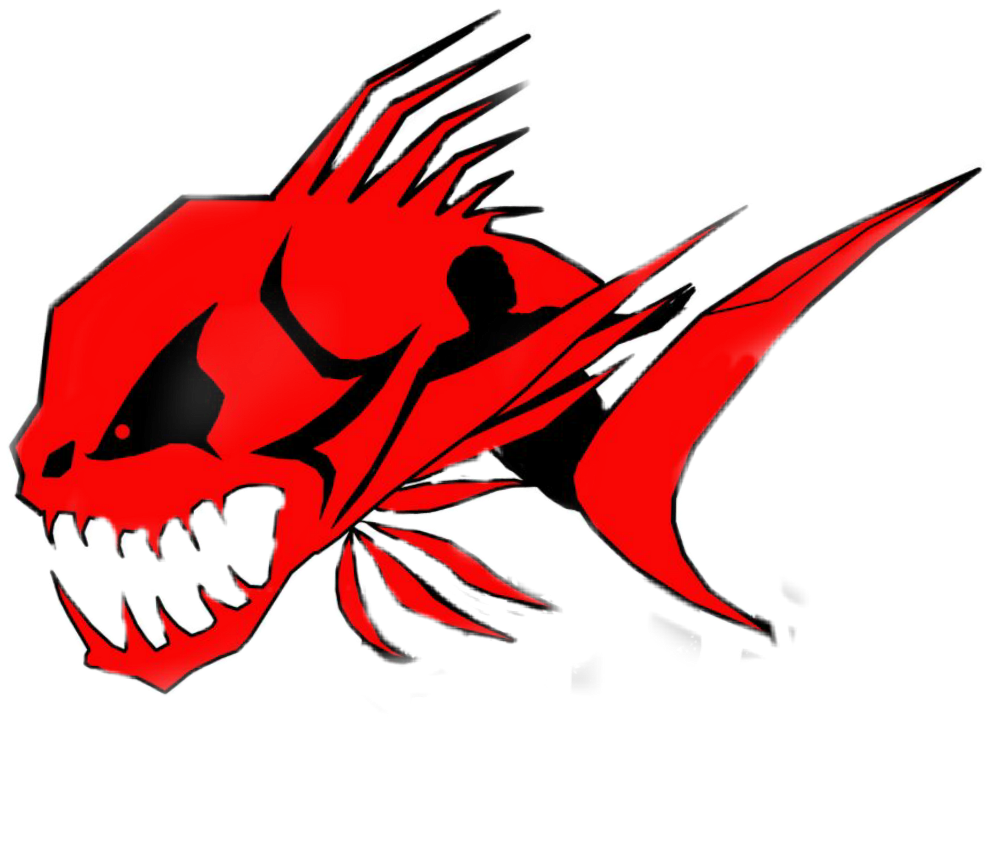 #piranha - Emblem Clipart (1024x1024), Png Download