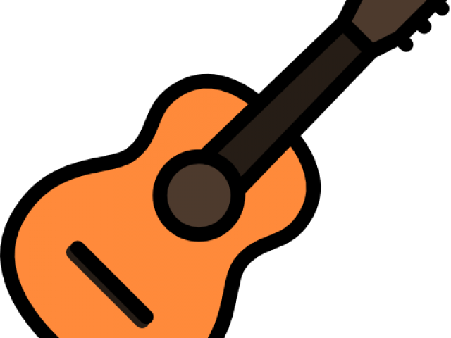Acoustic Cartoon Clipart (640x480), Png Download