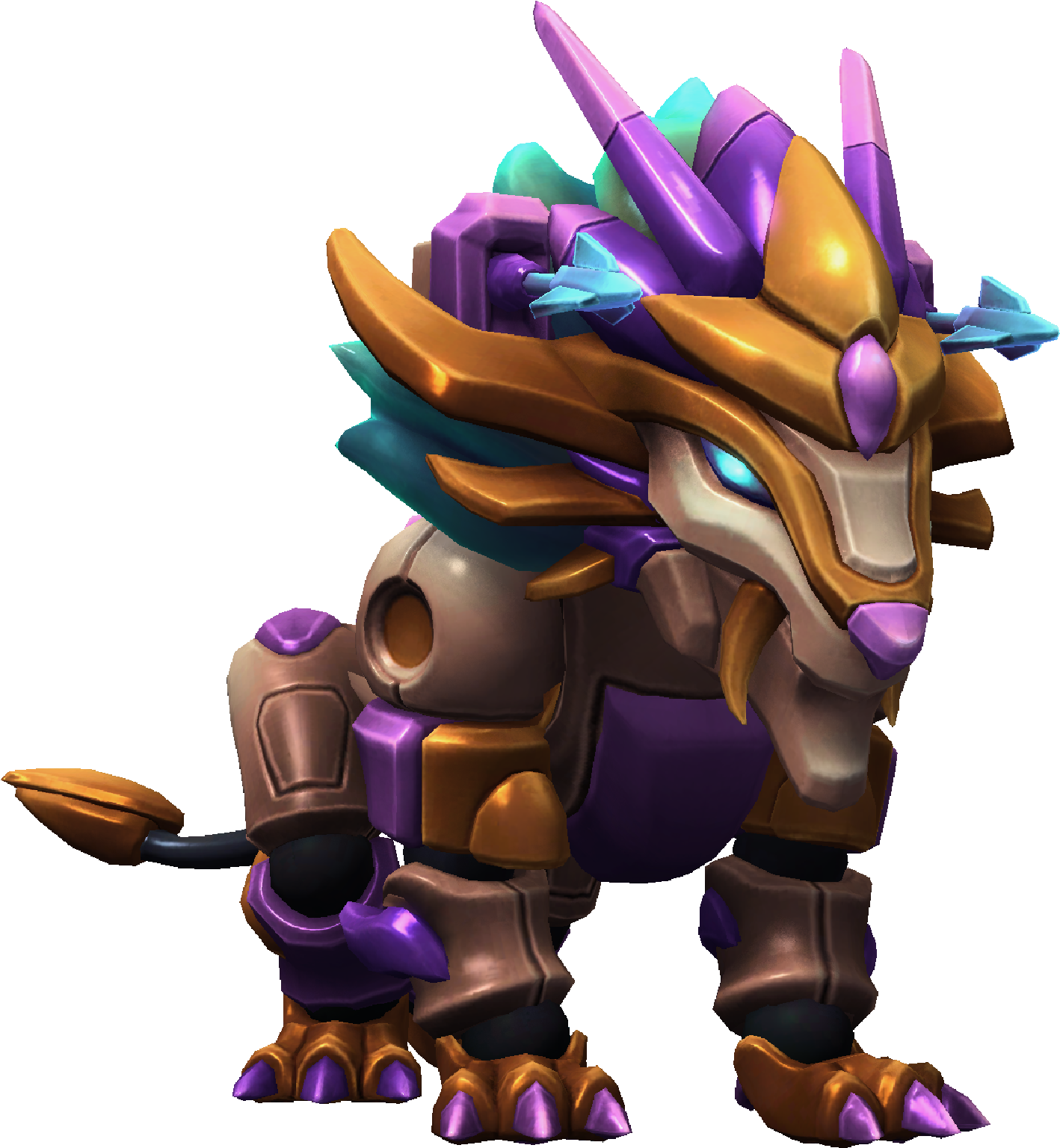 Cosmic Lion Mount - Heroes Of The Storm Epic Mounts Clipart (2560x1594), Png Download