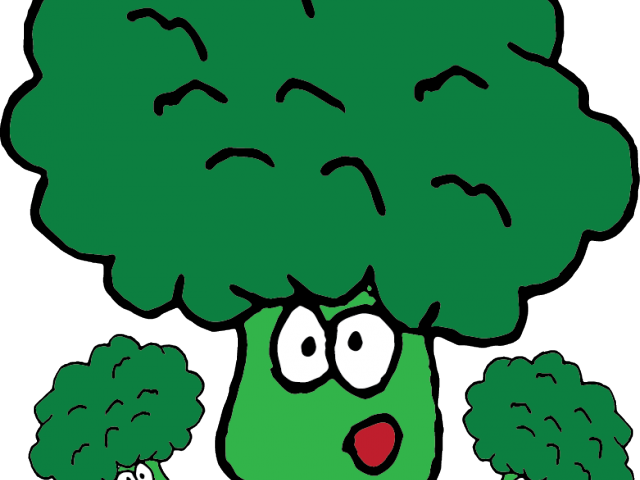 Broccoli Clipart Dark - Png Download (640x480), Png Download