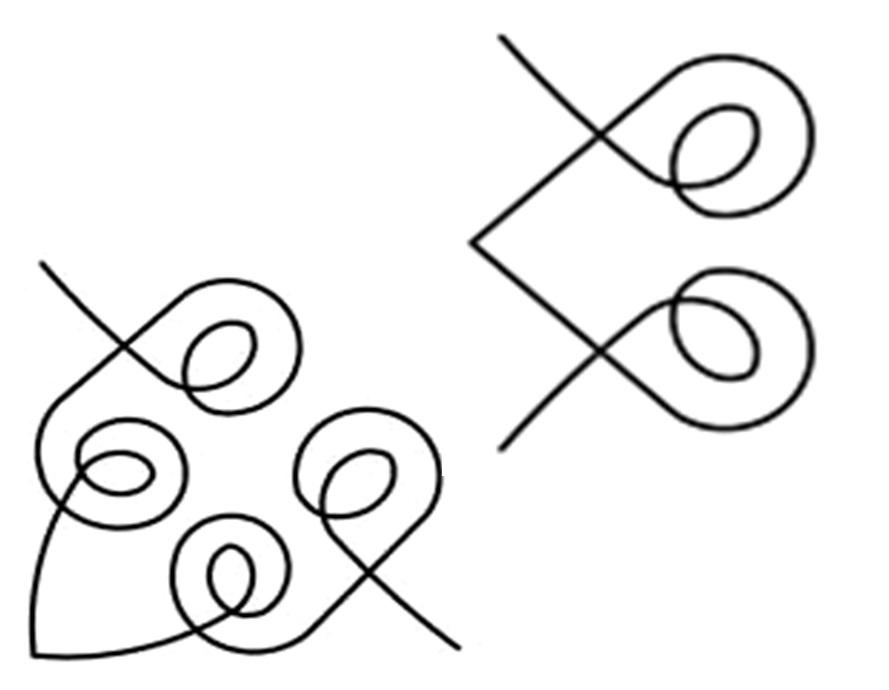 Heart Scroll Border W/corner - Line Art Clipart (889x690), Png Download