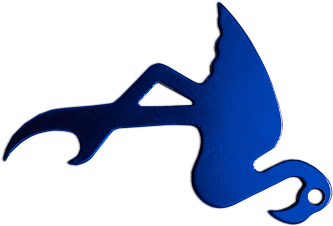 Flamingo Blue - Red Clipart (677x466), Png Download