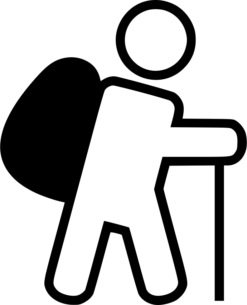 Hiking Svg Png Icon Clipart (792x980), Png Download