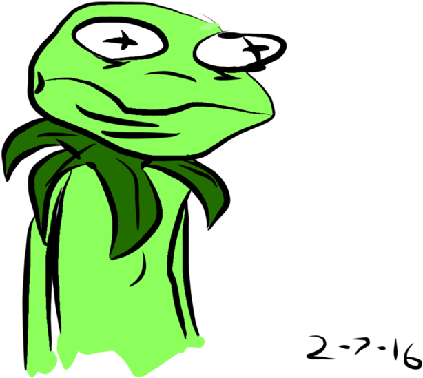 The Frog By - Cartoon Clipart (774x1032), Png Download